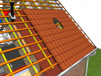 Satteldach, hochparametrisch, für ArchiCAD 19 aufwärts